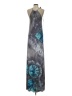 Brightly Twisted Tie-dye Gray Casual Dress Size XS - photo 2