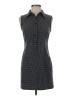 Gap Checkered-gingham Gray Casual Dress Size 2 - photo 1