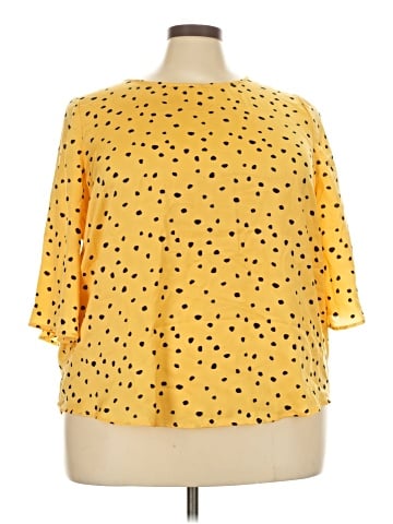 Ellos 3/4 Sleeve Blouse (view 1)