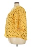Ellos 100% Polyester Polka Dots Yellow 3/4 Sleeve Blouse Size 22 - photo 5