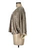 Free People 100% Nylon Metallic Silver Poncho Size M - photo 5