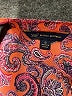 Brooks Brothers 346 100% Polyester Paisley Orange Sleeveless Blouse Size 6 - photo 7