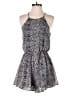 Final Touch 100% Polyester Animal Print Blue Casual Dress Size S - photo 1