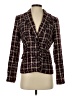 Karl Lagerfeld Paris Tweed Burgundy Blazer Size 4 - photo 1