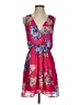 Everly 100% Polyester Floral Pink Casual Dress Size S - photo 1