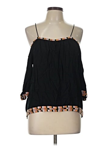 Earthbound Trading Co. 3/4 Sleeve Blouse (view 1)