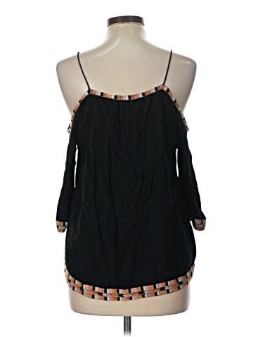 Earthbound Trading Co. 3/4 Sleeve Blouse (view 2)