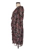 Aqua Paisley Black Cocktail Dress Size M - photo 5