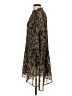 Zara Basic Paisley Brown Cocktail Dress Size S - photo 5