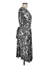 Donna Morgan Chevron-herringbone Silver Black Cocktail Dress Size M - photo 4