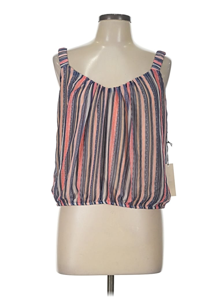 Nine Britton Sleeveless Blouse In Gray