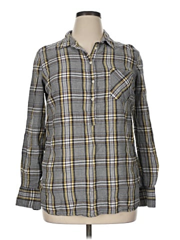 Merona Long Sleeve Button-Down Shirt (view 1)