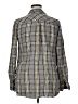 Merona 100% Cotton Plaid Gray Long Sleeve Button-Down Shirt Size XL - photo 2