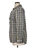 Merona 100% Cotton Plaid Gray Long Sleeve Button-Down Shirt Size XL - photo 5
