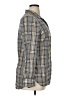 Merona 100% Cotton Plaid Gray Long Sleeve Button-Down Shirt Size XL - photo 4