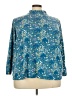 Woman Within Teal Long Sleeve Turtleneck Size 30 (3X) - photo 1