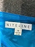 Niteline 100% Silk Blue Cocktail Dress Size 10 - photo 7