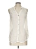 Rewind 100% Polyester Ivory Sleeveless Blouse Size L - photo 1