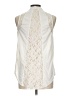 Rewind 100% Polyester Ivory Sleeveless Blouse Size L - photo 2
