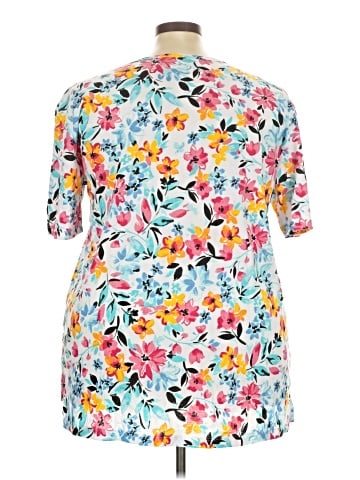 Woman Within Short Sleeve Blouse (view 2)