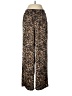 Rafaella 100% Polyester Animal Print Gold Casual Pants Size M - photo 1