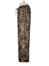 Rafaella 100% Polyester Animal Print Gold Casual Pants Size M - photo 5