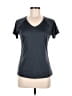 Danskin Now 100% Polyester Gray Active T-Shirt Size M - photo 1
