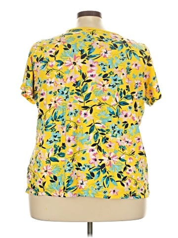 Woman Within Short Sleeve Blouse (view 2)