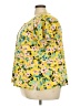 Woman Within Floral Yellow Short Sleeve Blouse Size 26 (2X) - photo 5