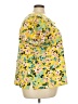 Woman Within Floral Yellow Short Sleeve Blouse Size 26 (2X) - photo 4