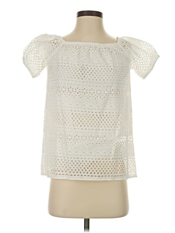 MICHAEL Michael Kors Short Sleeve Blouse (view 1)