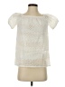 MICHAEL Michael Kors 100% Baumwolle Ivory Short Sleeve Blouse Size S - photo 1