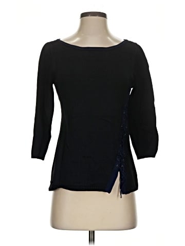 White House Black Market 3/4 Sleeve T-Shirt (view 1)