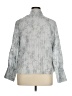 Cyrus 100% Cotton Print Silver Long Sleeve Blouse Size 14 - photo 2