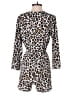 Show Me Your Mumu Animal Print Brown Romper Size S - photo 2