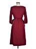Double Zero Solid Burgundy Cocktail Dress Size L - photo 2
