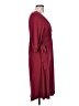 Double Zero Solid Burgundy Cocktail Dress Size L - photo 4