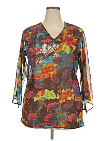 Erica Brooke 3/4 Sleeve Blouse (view 1)
