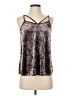 Very J Silver Sleeveless Blouse Size S - photo 1