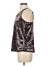 Very J Silver Sleeveless Blouse Size S - photo 5