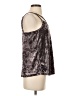 Very J Silver Sleeveless Blouse Size S - photo 4
