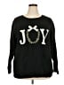 Cupcakes & Cashmere Black Pullover Sweater Size 2X - photo 1