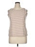 Talbots Tan Ivory Sleeveless T-Shirt Size XL Petite - photo 1