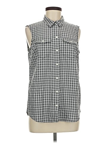 Eddie Bauer Sleeveless Button-Down Shirt (view 1)