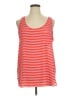 Ann Taylor LOFT 100% Polyester Red Sleeveless Top Size XL - photo 1
