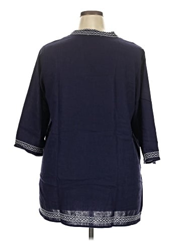 Jessica London 3/4 Sleeve Blouse (view 2)