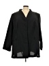 Roaman's 100% Polyester Black Blazer Size 34 Plus - photo 1