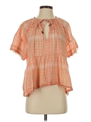 Pilcro by Anthropologie Short Sleeve Blouse (view 1)