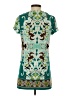 Rafaella Print Green Casual Dress Size S - photo 2