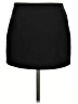 Forever 21 Solid Black Casual Skirt Size L - photo 2